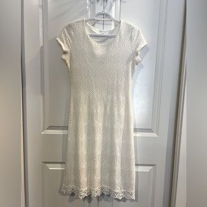 Downeast White Lace Dress Size M